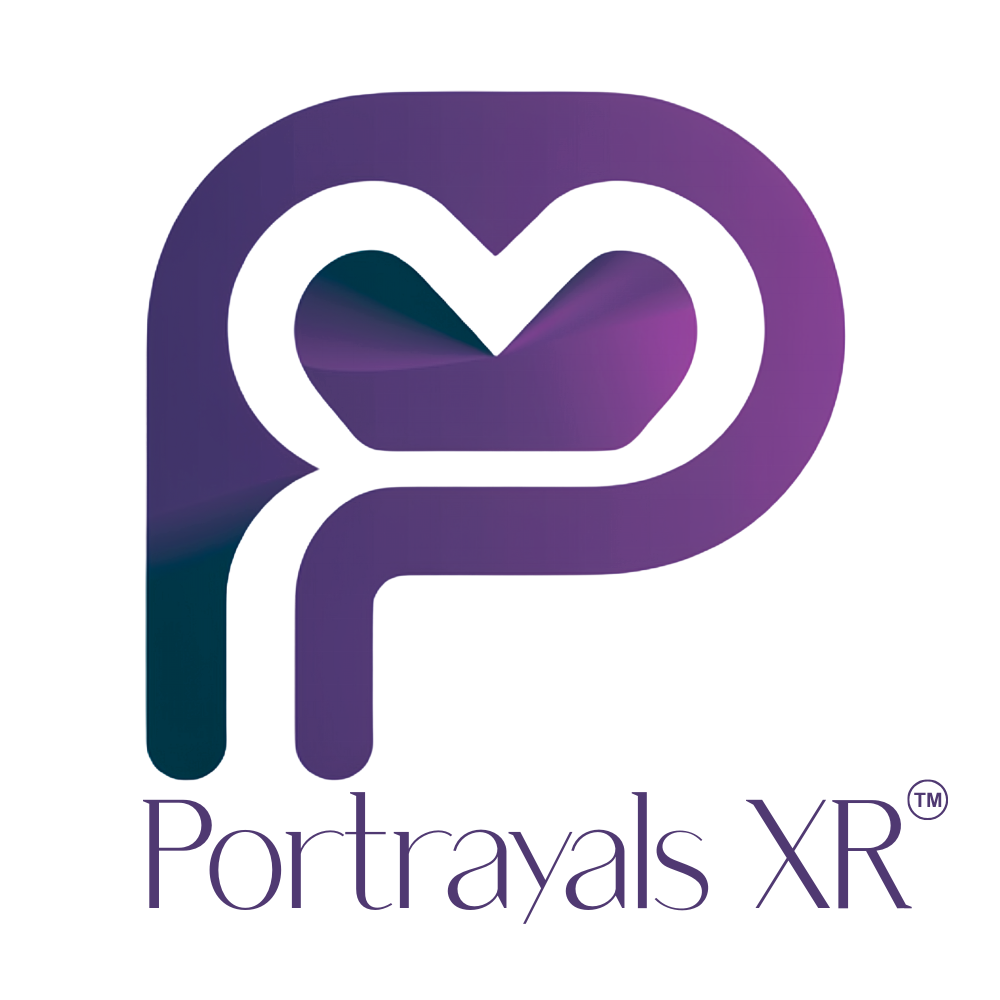 Portrayals XR AI | Mental Health Experience Logo